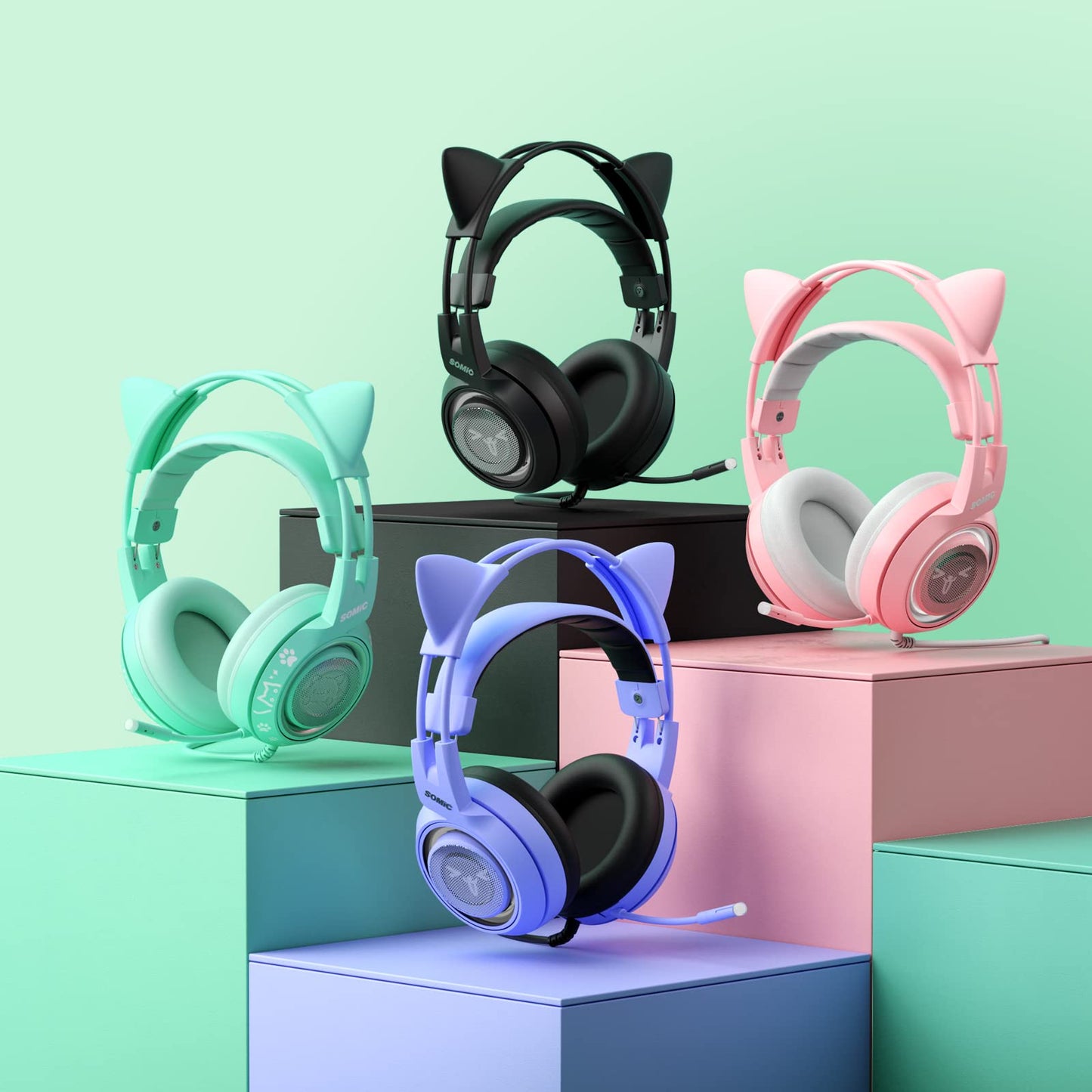 🎧 Casque Audio Oreilles de Chat