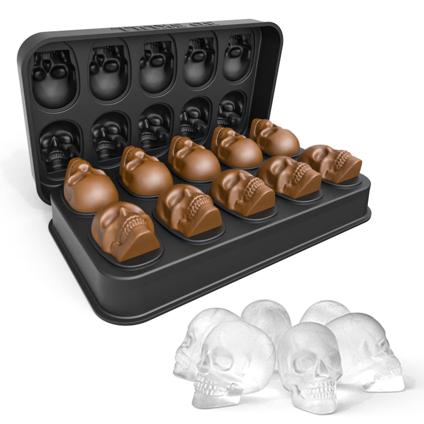 💀 Moules à Glaçons Crâne